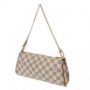 Louis Vuitton Bag Canvas Damier Azur Eva White Shoulder
